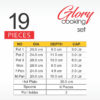 Apex Non Stick Glory Set 19 Pcs (Meroon).