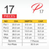 Apex Non Stick P 17 Black
