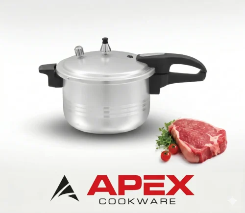 Pressure Cooker (2) Apex Silver Pressure Cooker