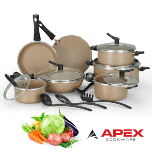 Apex Non Stick Dessini Moon Set Forging18 Pcs.