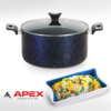 Apex Non Stick Cooking Pan Multi Color (Dragon)