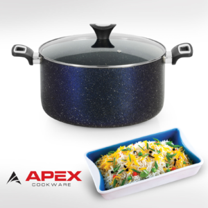 Apex Non Stick Cooking Pan Multi Color (Dragon)