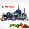 Apex Non Stick Dessini Moon Set Forging18 Pcs. Dragon Color