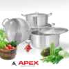 Apex King Jadeed Metal Finish Set 8 Pcs.
