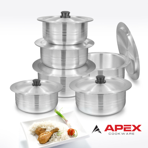 Apex Round Metal Finish Set 12 Pcs.
