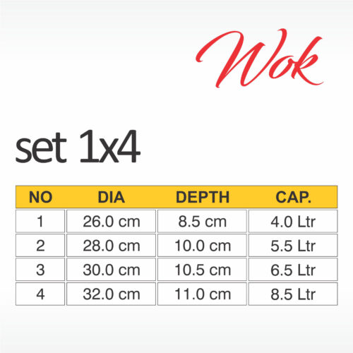 Wok-Non-Stick-Table Apex Non Stick Wok (Black)