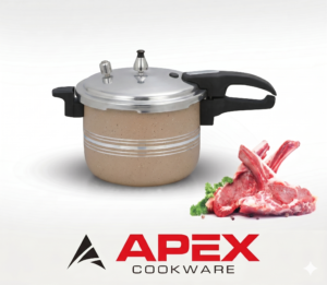 Apex Dessini Non Stick Pressure Cooker Golden Color
