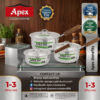 Apex Sauce Pan Set 6 Peices