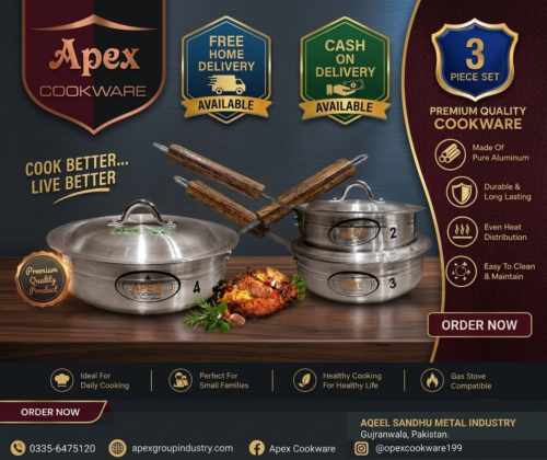 Apex Fry Pan Set 6 Pieces